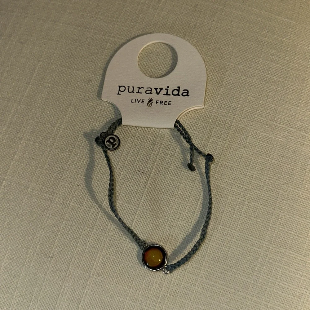 NWT Puravida Mood Charm Bracelet Silver - Picture 4 of 7